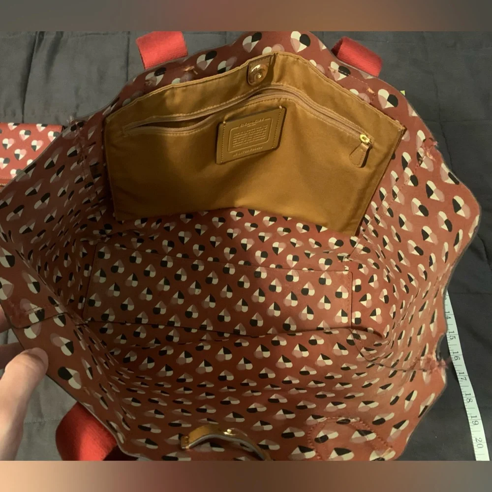 Coach checkered hearts purse and wallet set - Picture 11 of 16